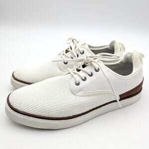 Madden Castra Lace-Up Sneakers Shoes Round Toe Men's White Size US8.5 EU41-42